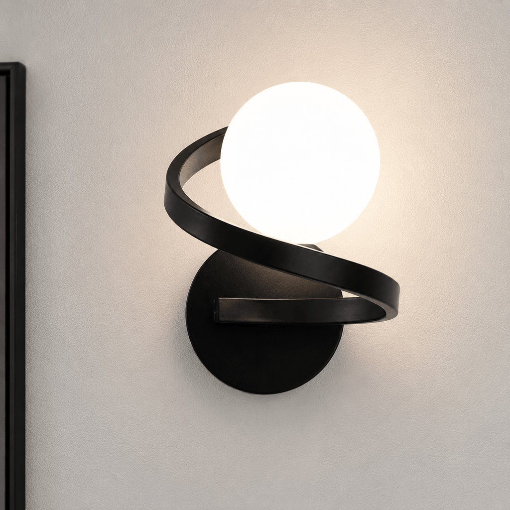 Rise-Light Moderne spiralförmige LED-Wandleuchte für Schlafzimmer und Wohnzimmer