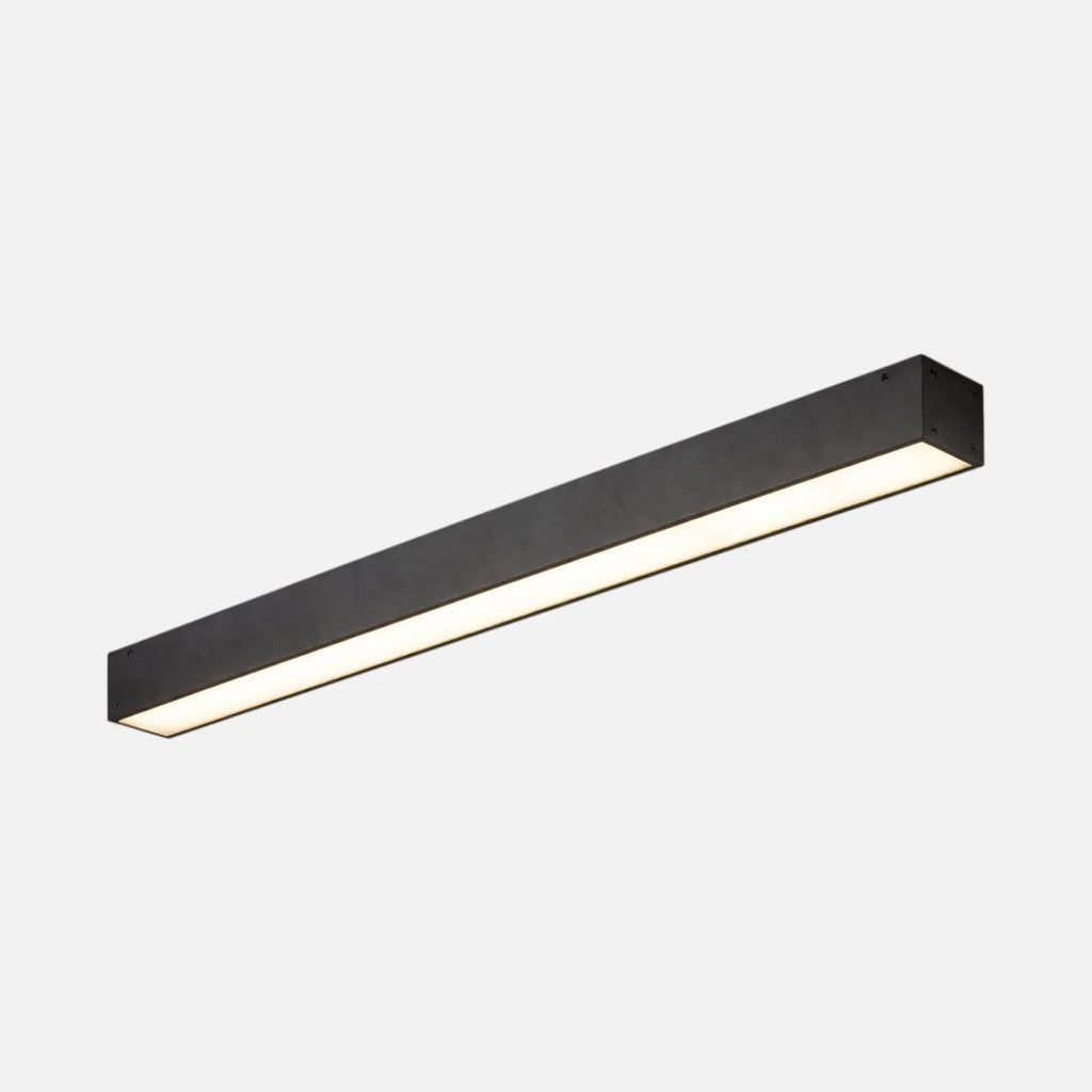 Rise-Light Schwarz / 120 cm Deckenleuchte Modern Suora