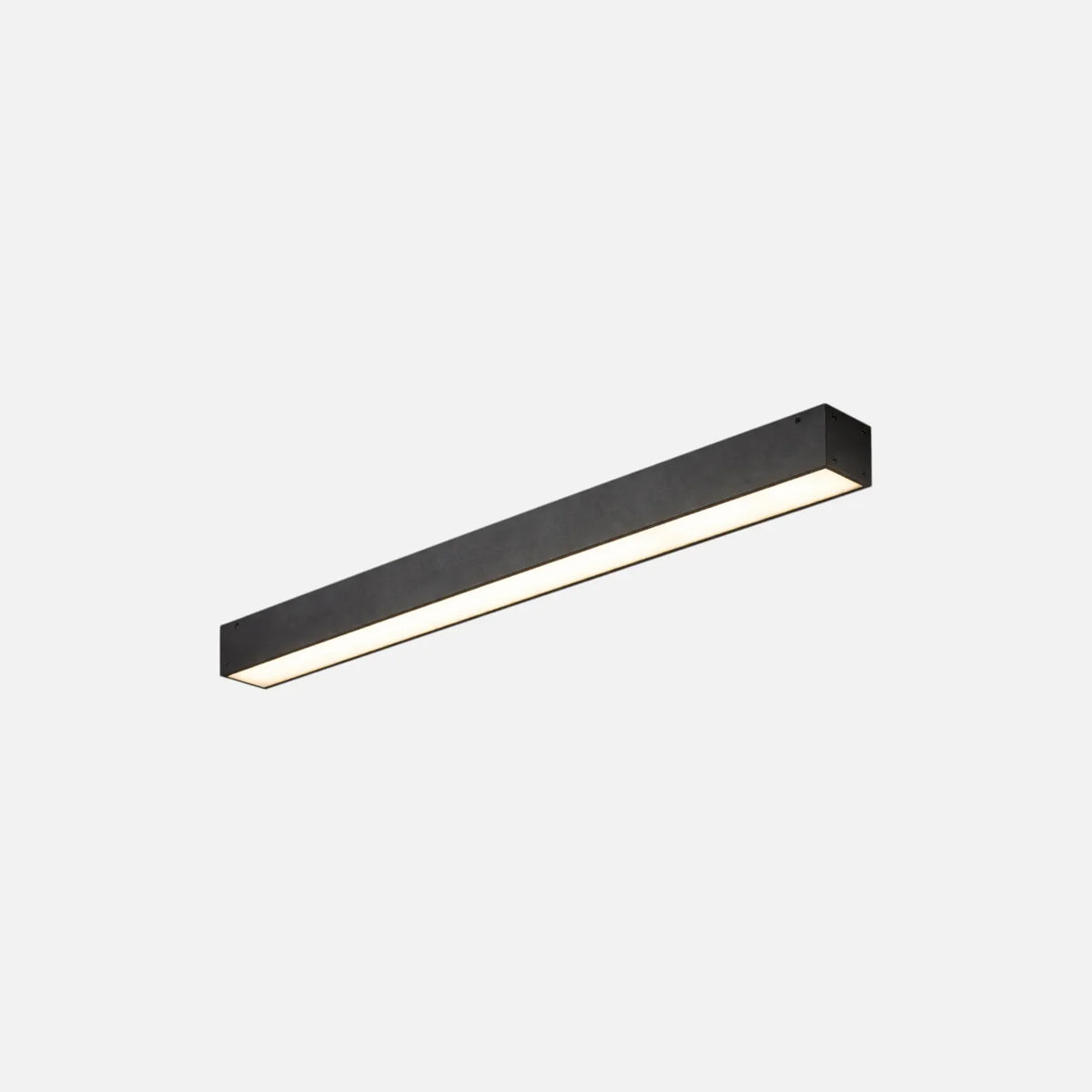 Rise-Light Schwarz / 80 cm Deckenleuchte Modern Suora
