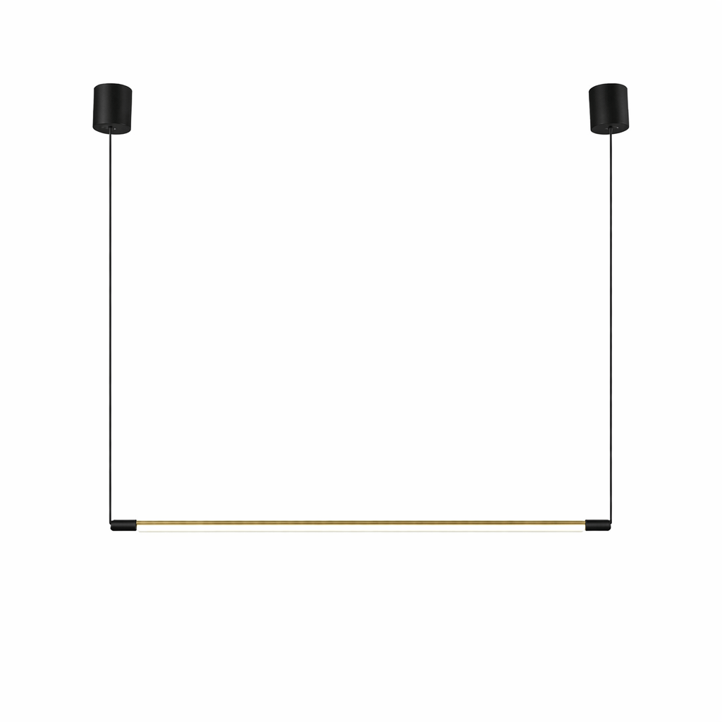 Rise-Light Schwarz / 60 cm Deckenleuchten led lampe