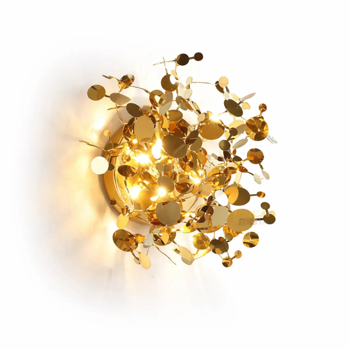 Rise-Light Gold / 1 Deckenleuchten skandinavisch