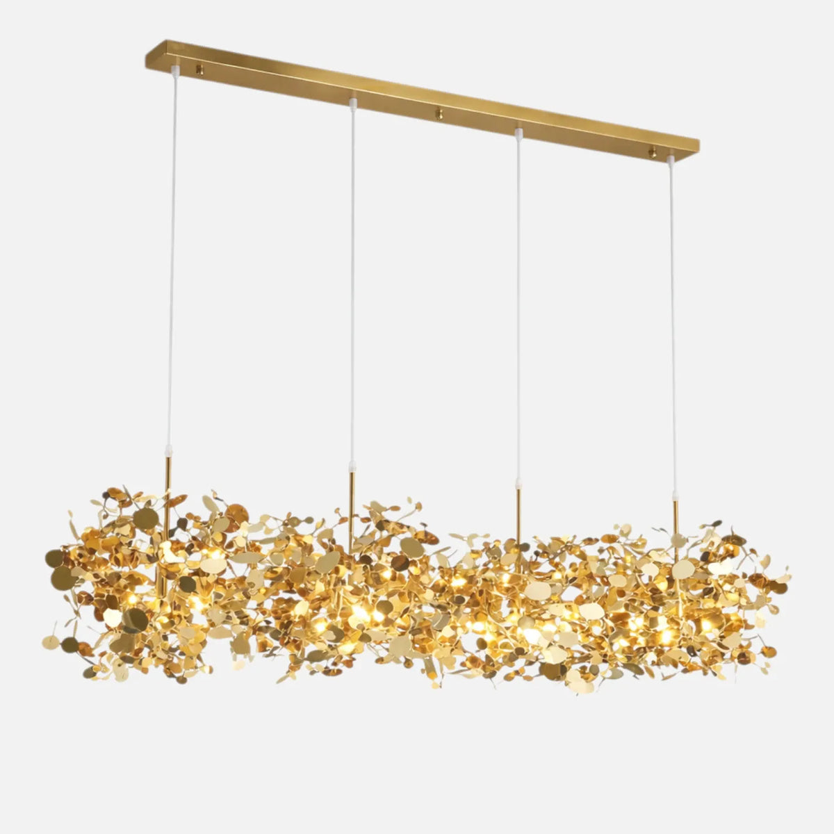 Rise-Light Gold / 4 Deckenleuchten skandinavisch