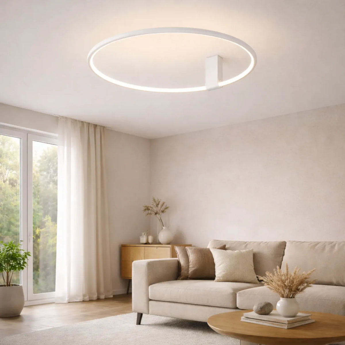 Rise-Light Weiß Deckenleuchten wohnzimmer