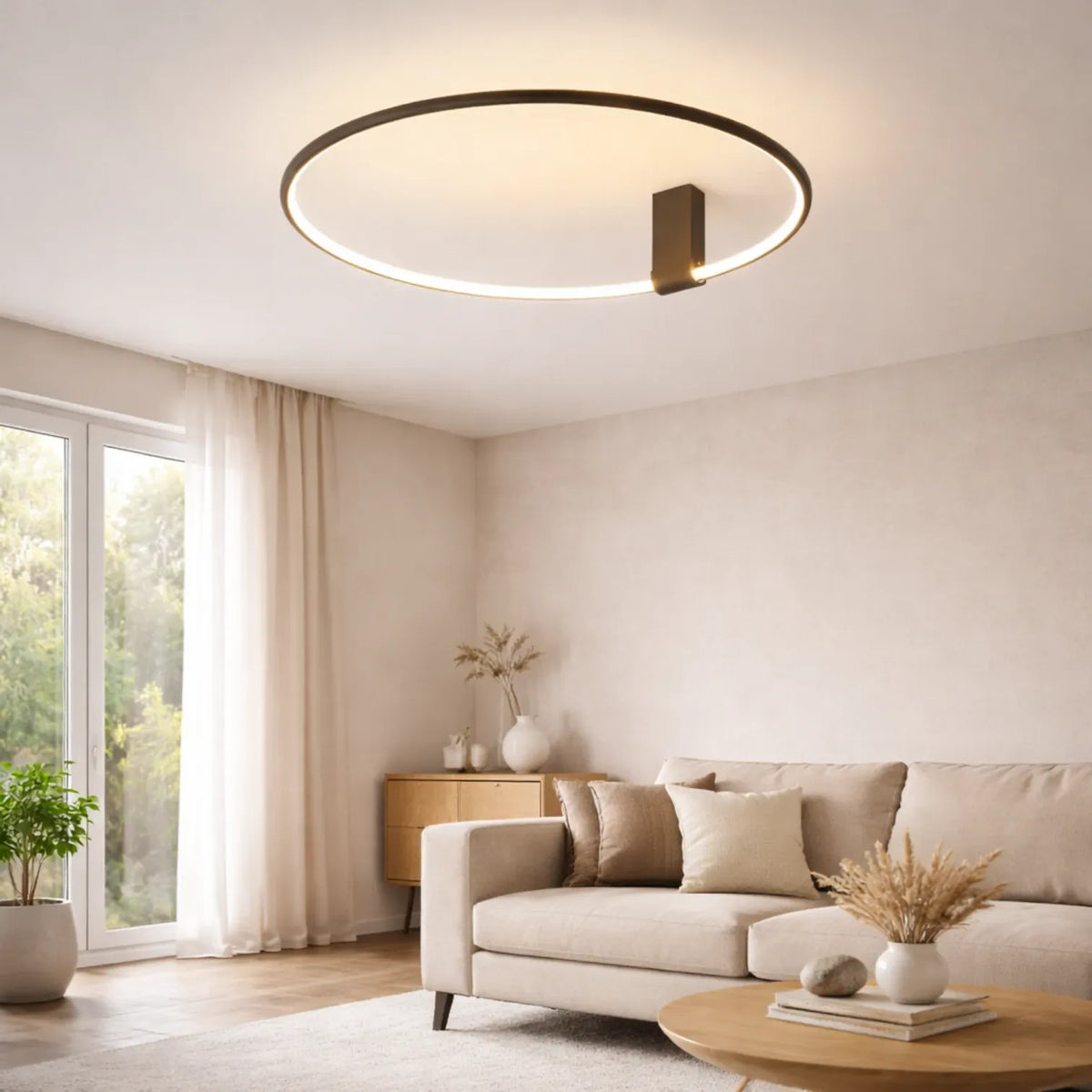 Rise-Light Schwarz Deckenleuchten wohnzimmer