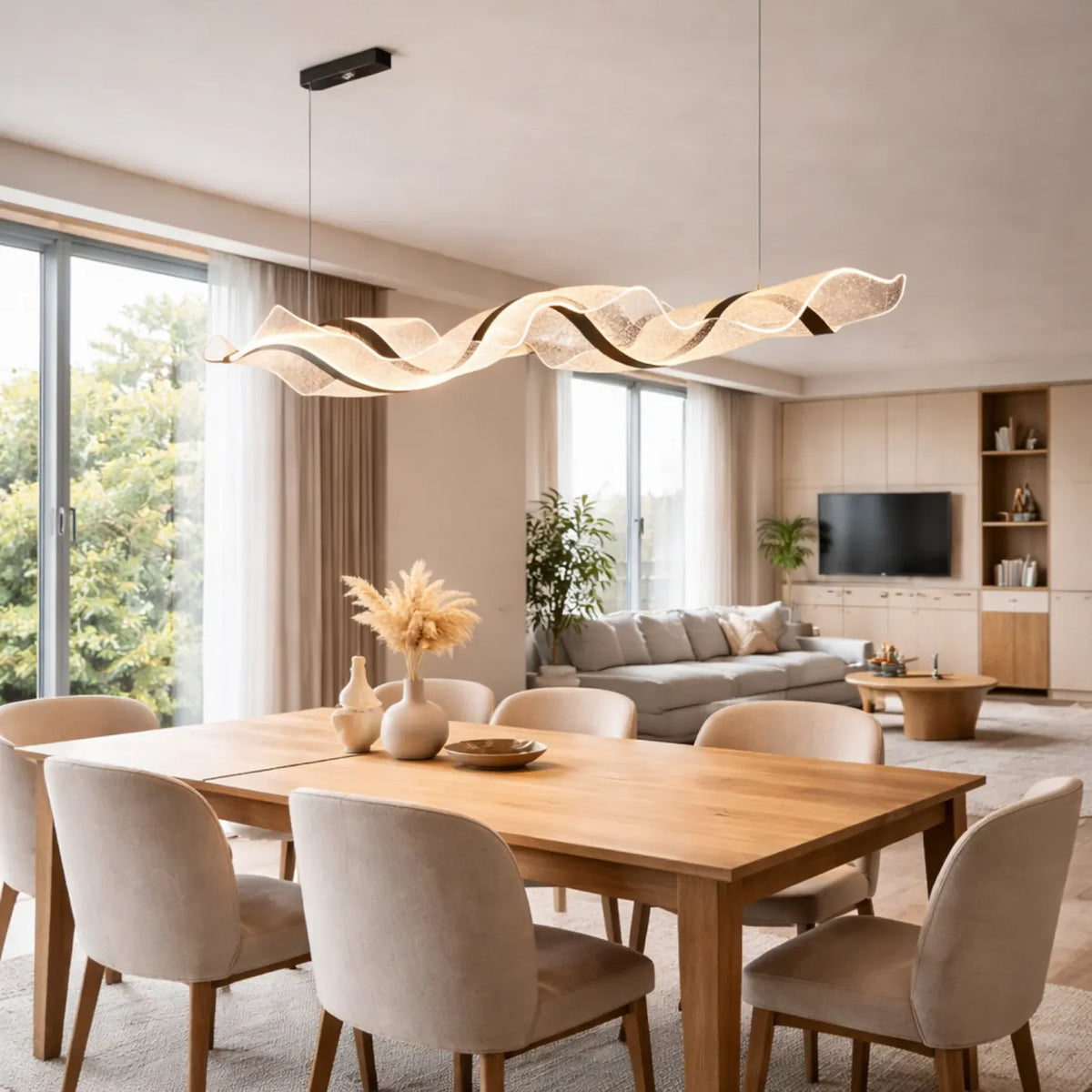Rise-Light Große Nordic Pendelleuchte