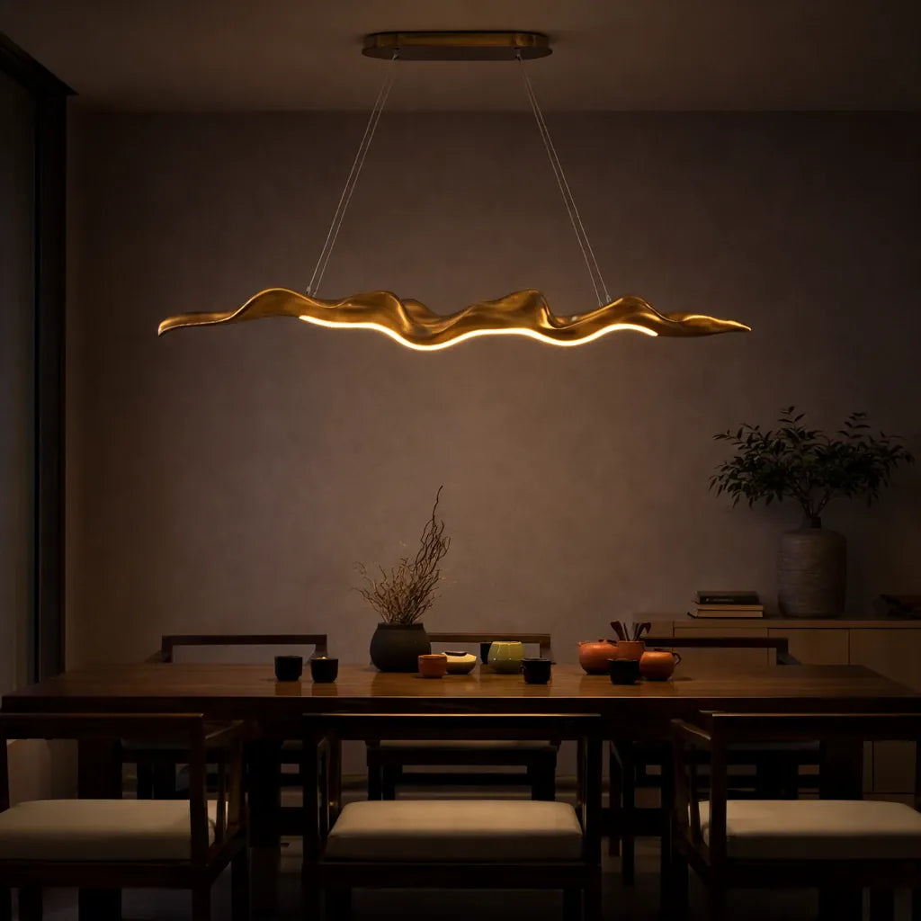 Rise-Light Hängeleuchte für Esstische im japanischen Stil