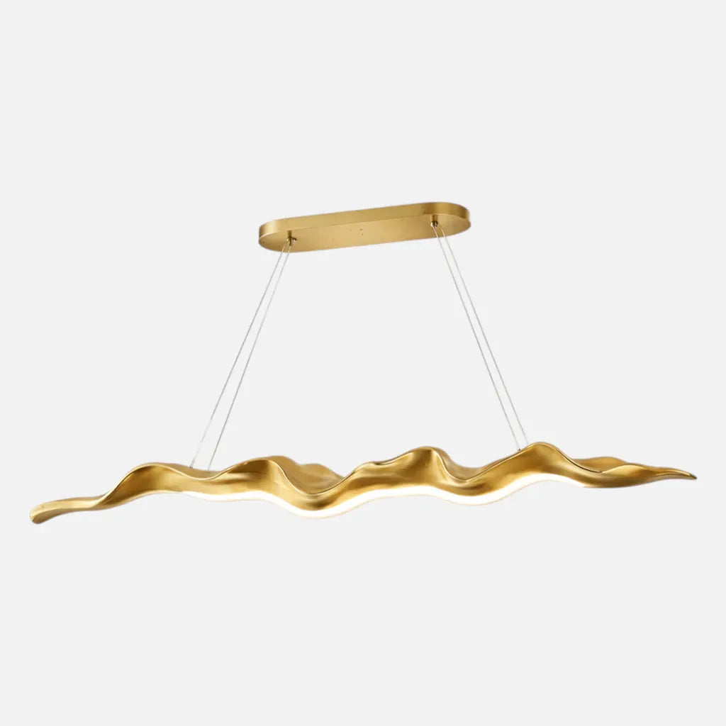 Rise-Light Gold / 100 cm Hängeleuchte für Esstische im japanischen Stil