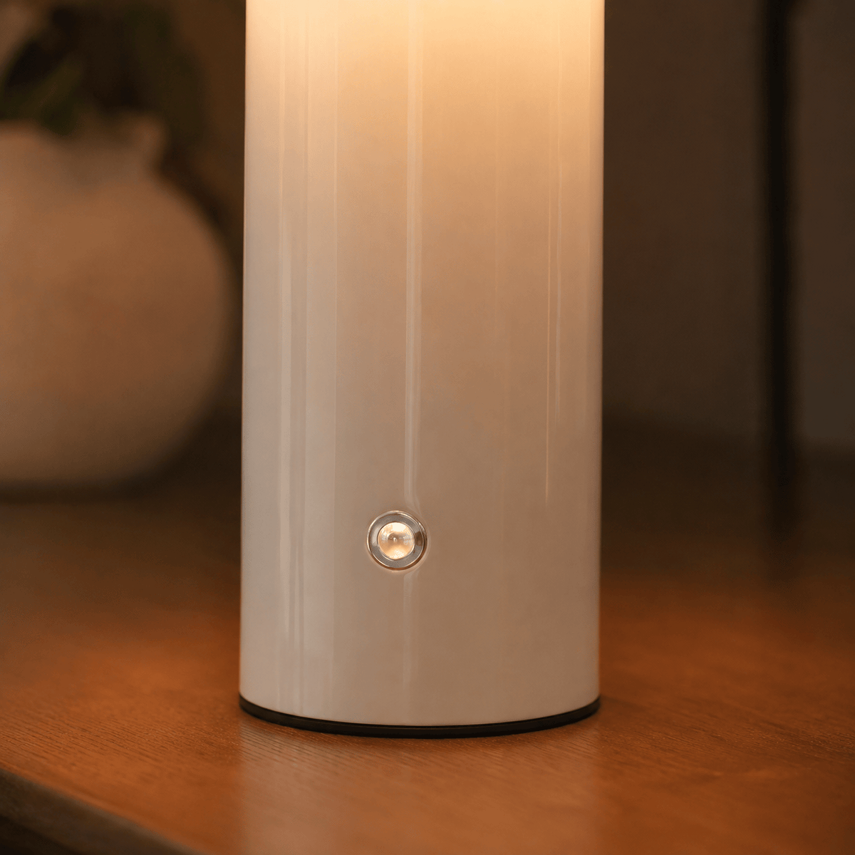 Rise-Light Kabellose LED-Pilzlampe, batteriebetrieben, per Knopfdruck dimmbar, IP65