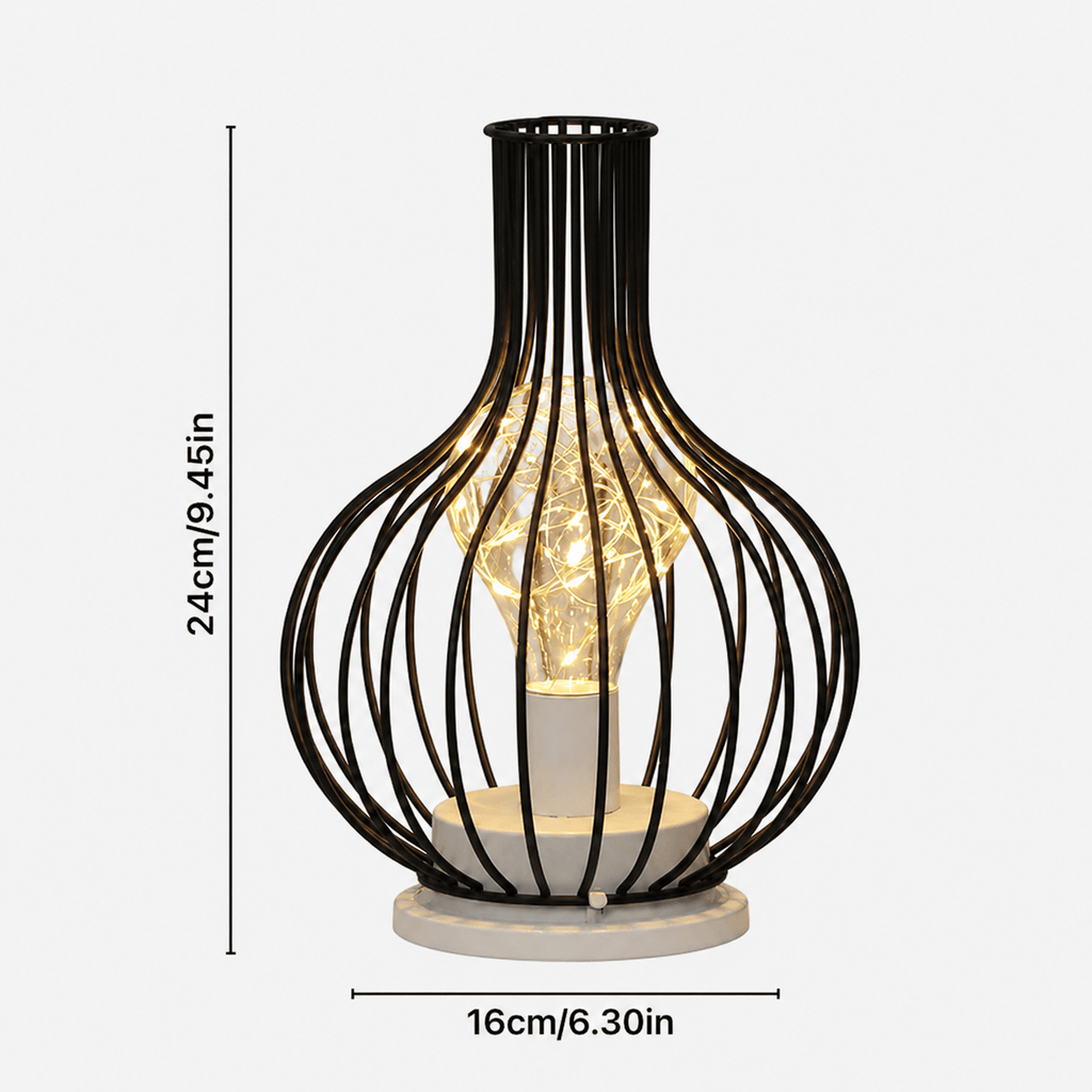 Rise-Light C Kabellose LED Tischlampe batteriebetrieben, Dimmbar, Skandinavisches Design