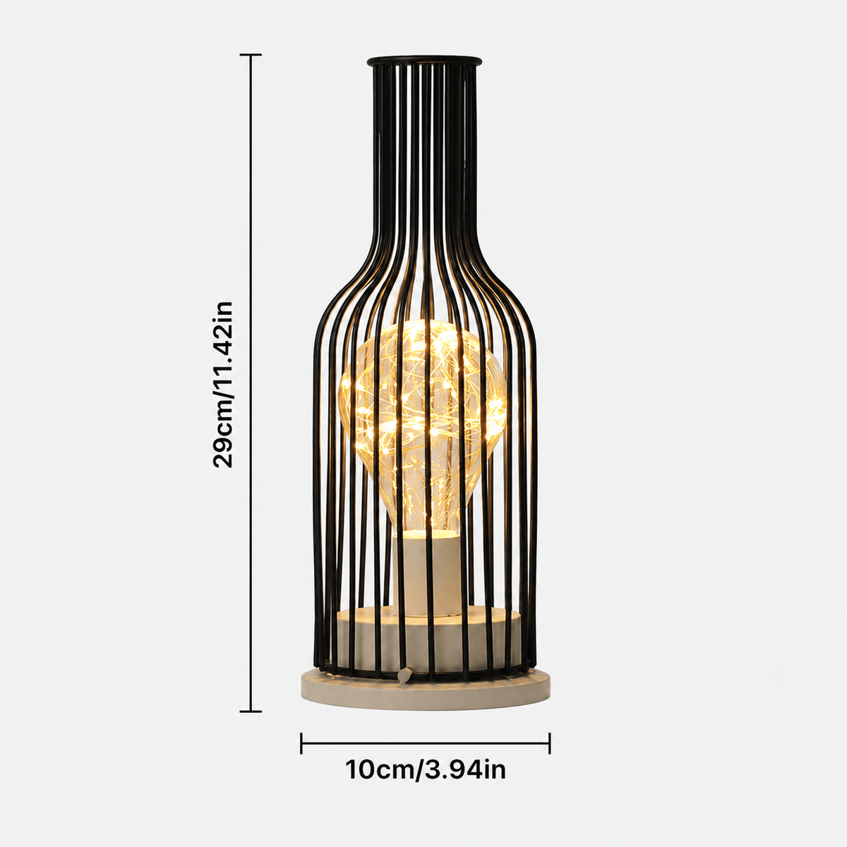 Rise-Light B Kabellose LED Tischlampe batteriebetrieben, Dimmbar, Skandinavisches Design