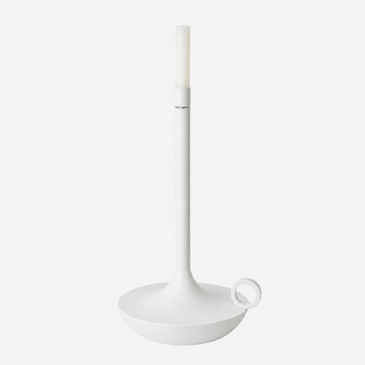 Rise-Light warmweiß Kabellose LED Tischlampe dimmbar, Skandinavische Kerzenhalter Lampe