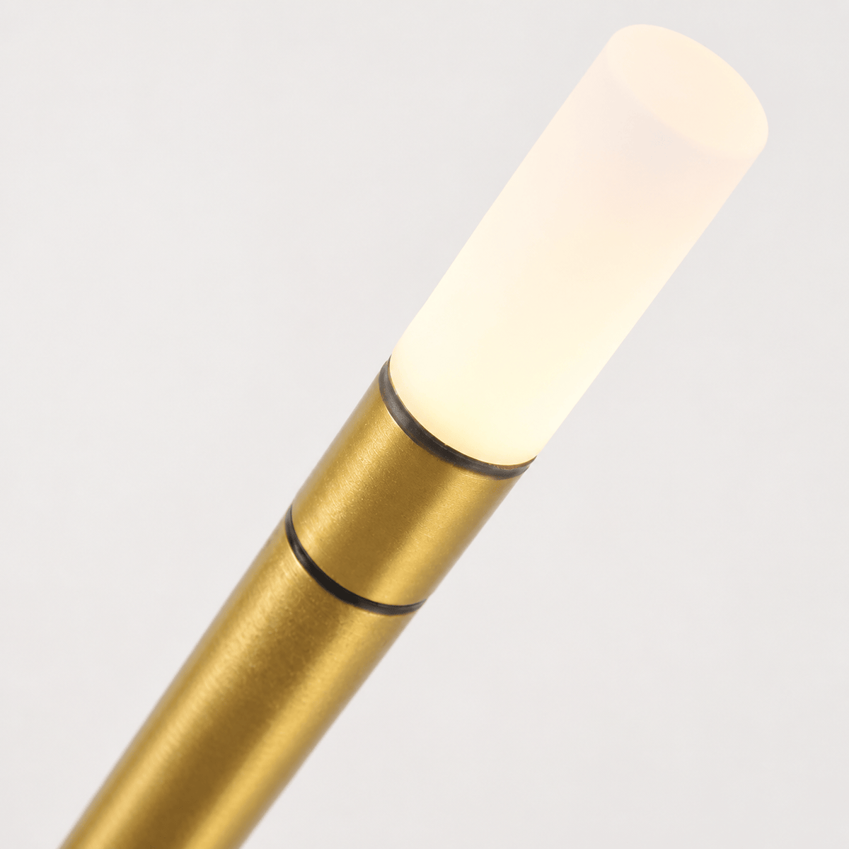 Rise-Light Kabellose LED Tischlampe dimmbar, Skandinavische Kerzenhalter Lampe