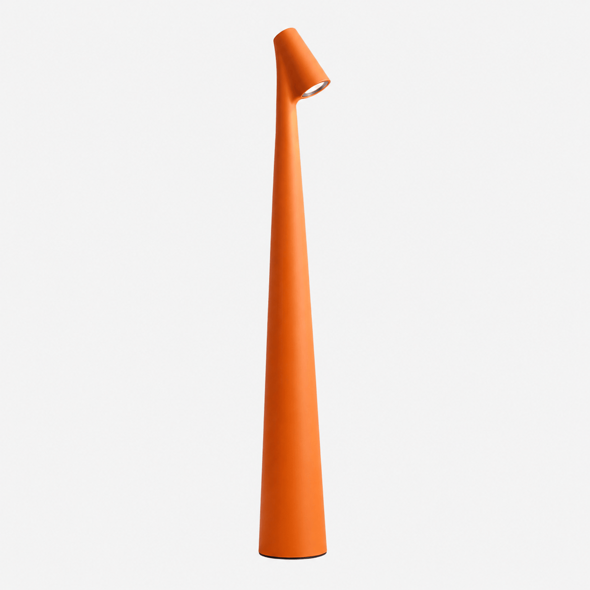 Rise-Light Orange Kabellose LED Tischlampe mit Akku, Dimmbar, Holz Design, USB-C