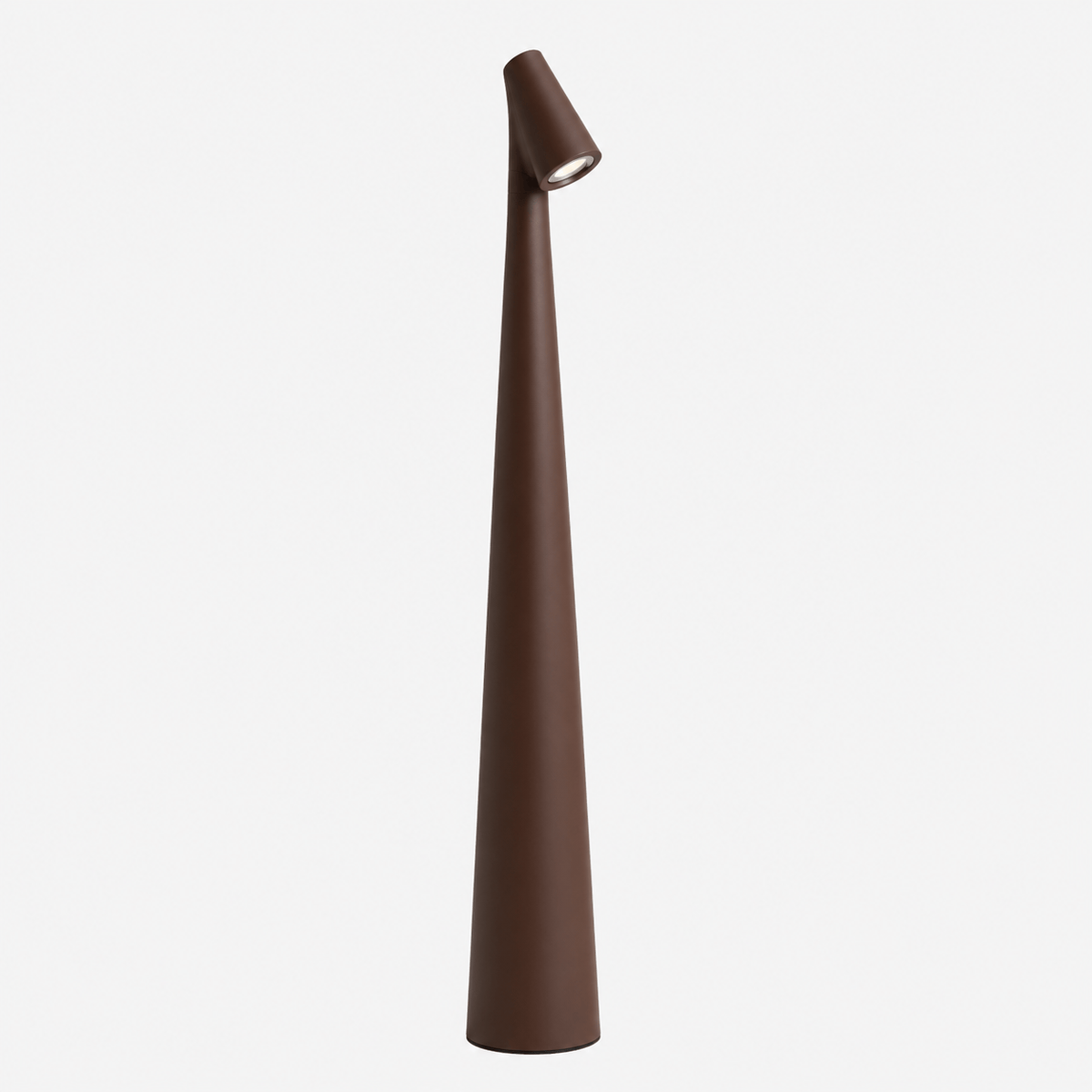 Rise-Light Braun Kabellose LED Tischlampe mit Akku, Dimmbar, Holz Design, USB-C