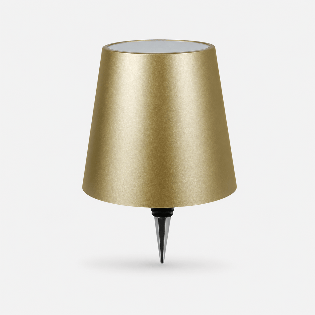 Rise-Light Gold Kabellose wiederaufladbare LED-Flaschenleuchte