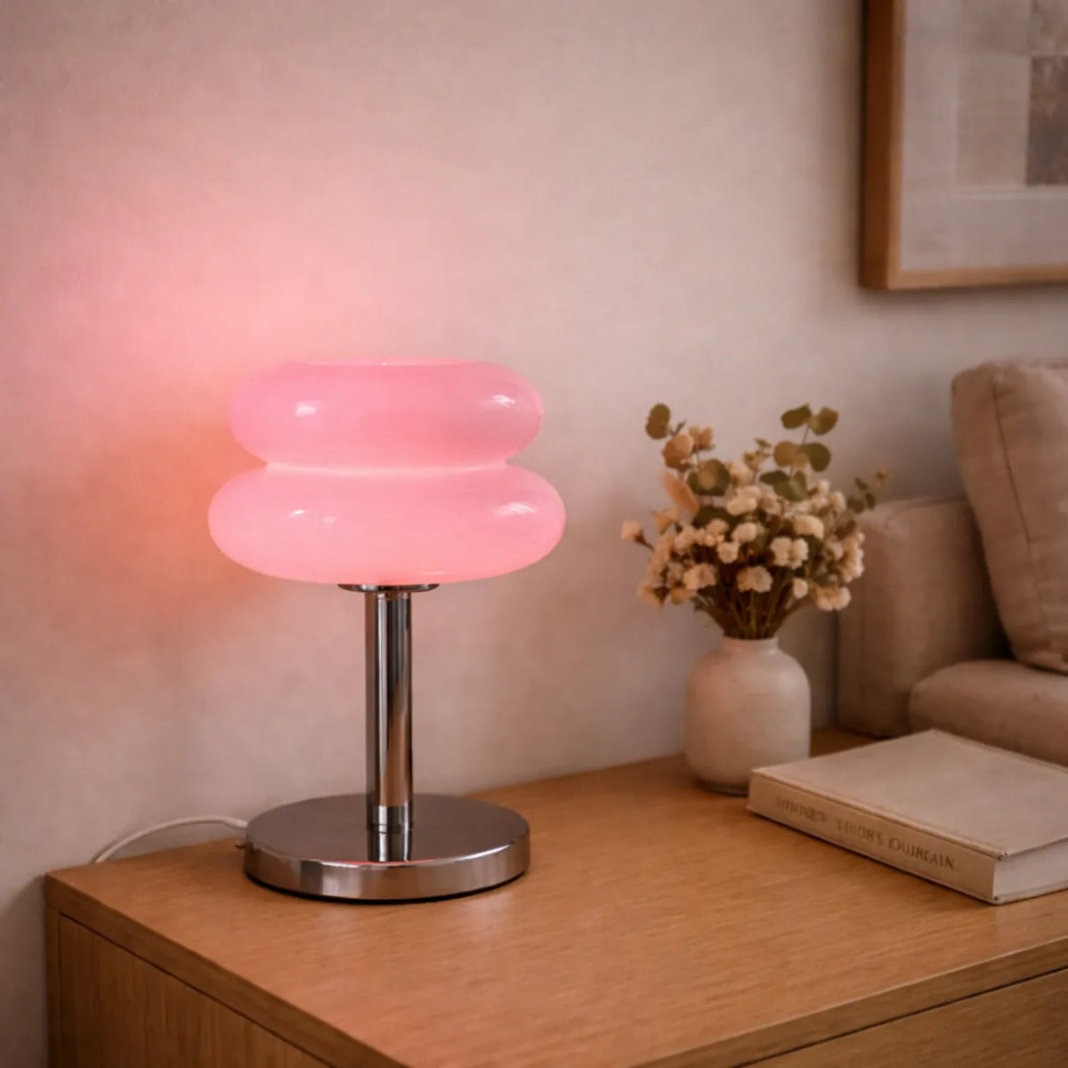Rise-Light Rosa Kleine tischlampe