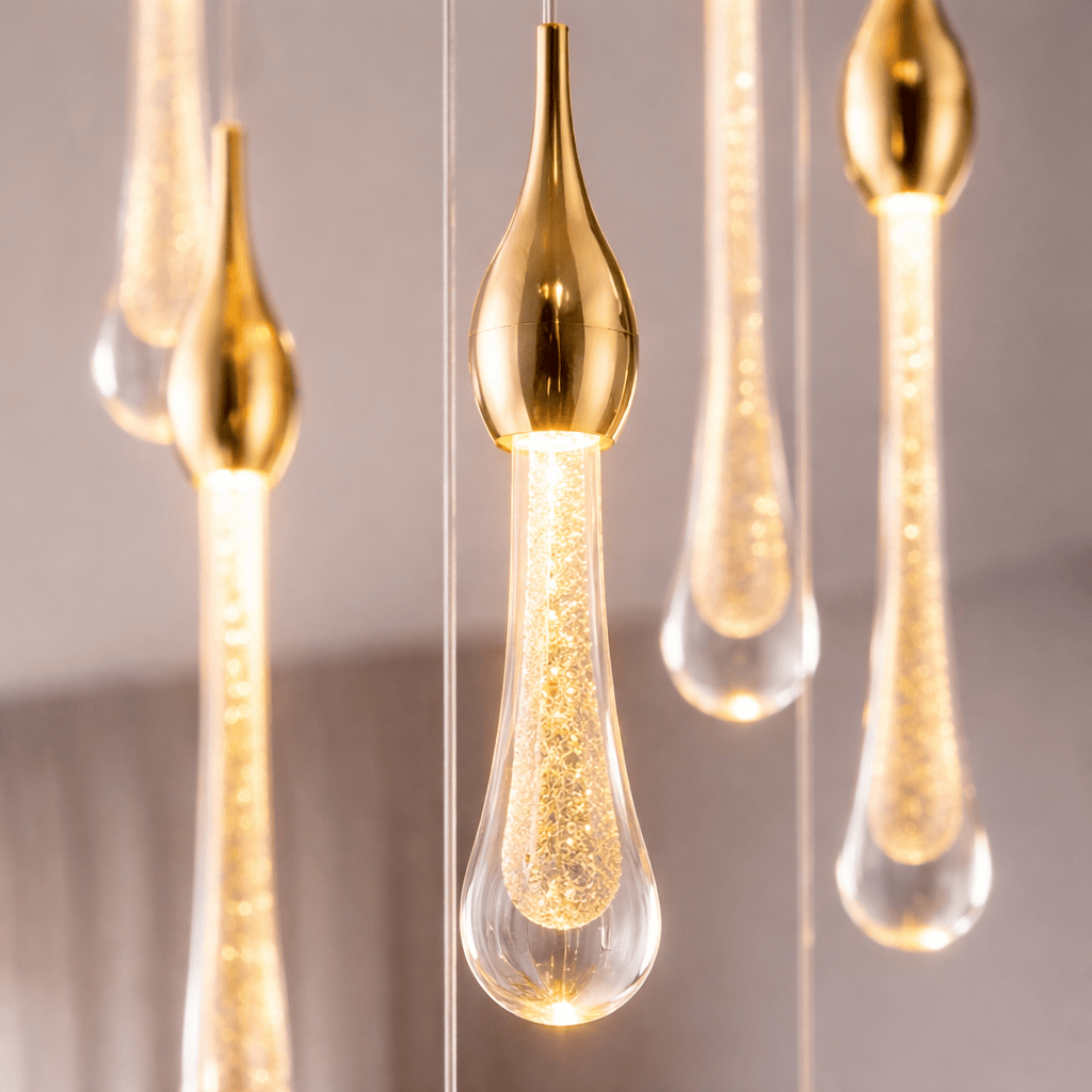 Rise-Light Kristall lampe deckenleuchte