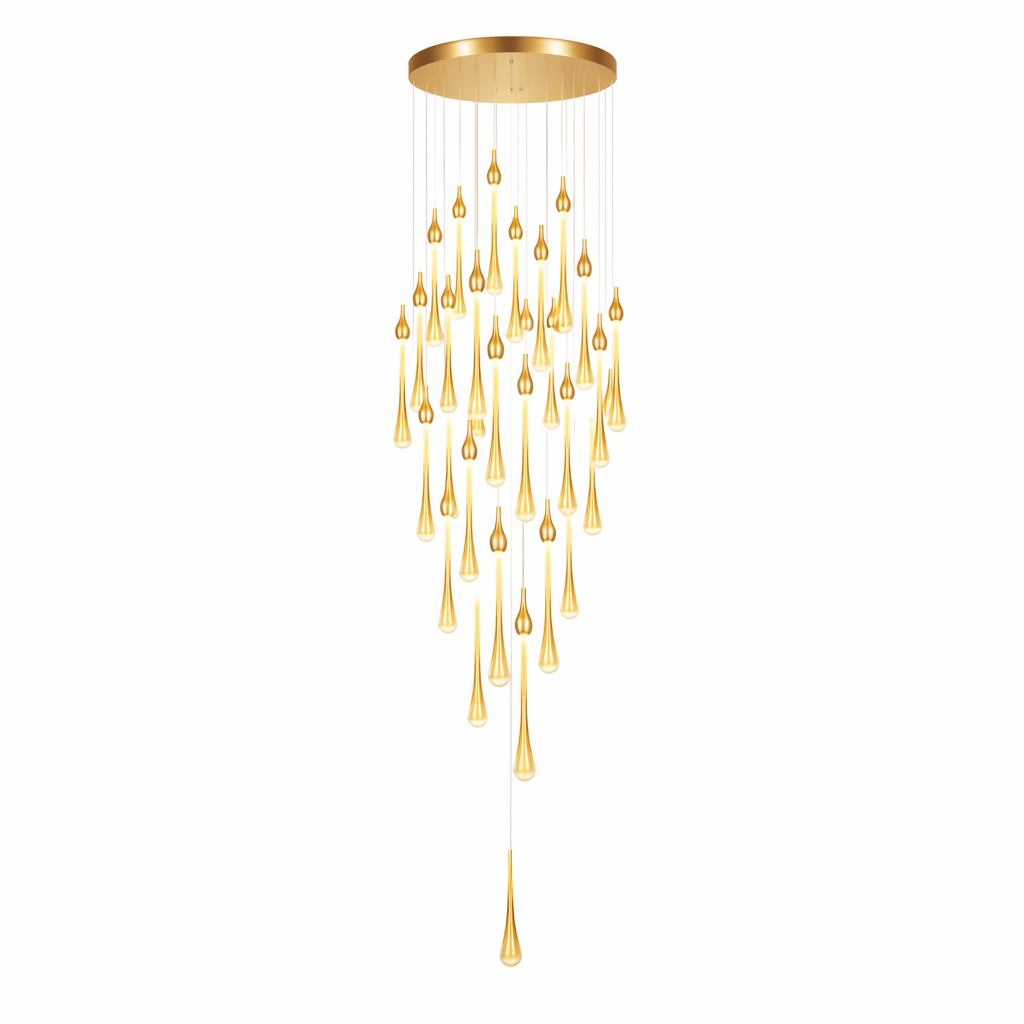 Rise-Light 6 Kristall lampe deckenleuchte