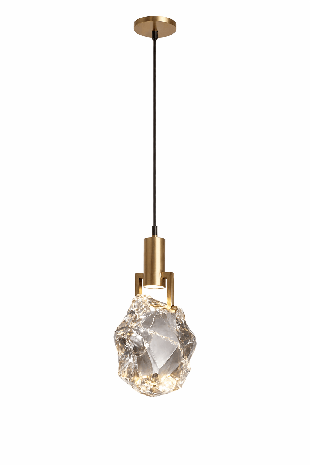 Rise-Light Gold Kristall pendelleuchte