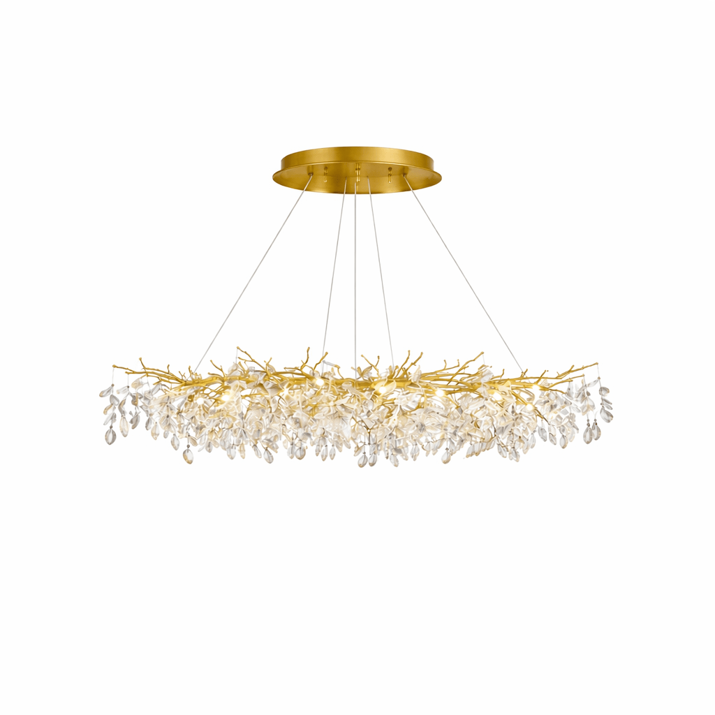 Rise-Light Gold / 120 cm Kronleuchter jugendstil