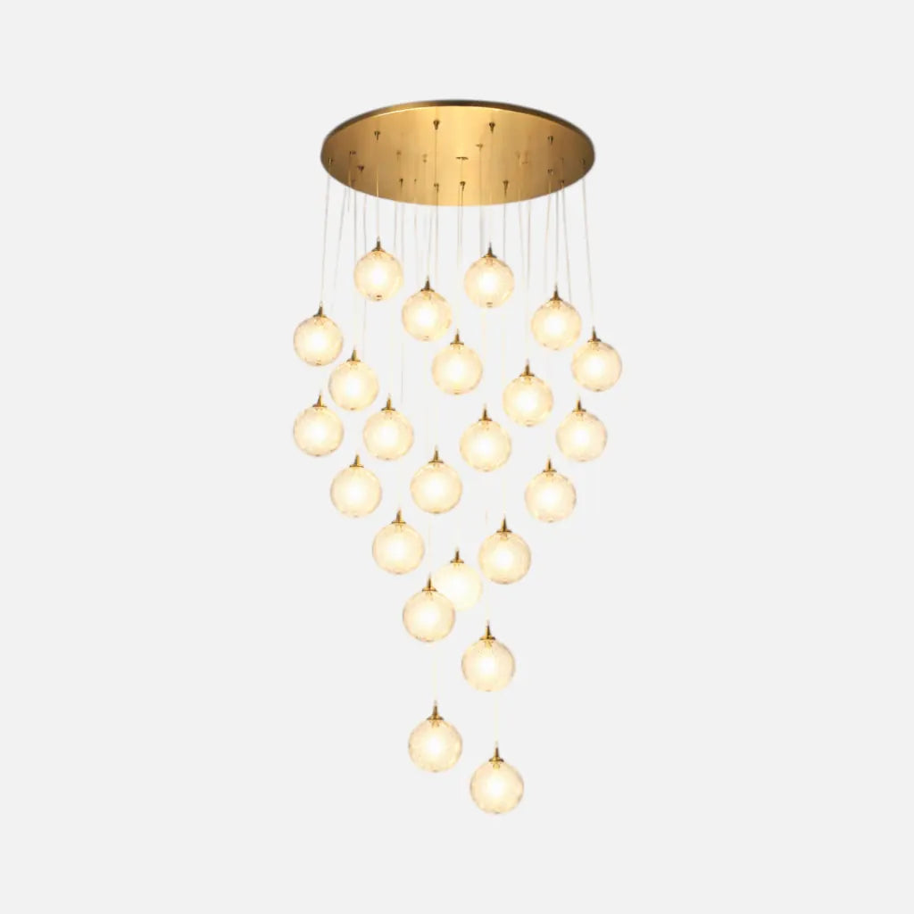 Rise-Light 24 / Gold kronleuchter modern