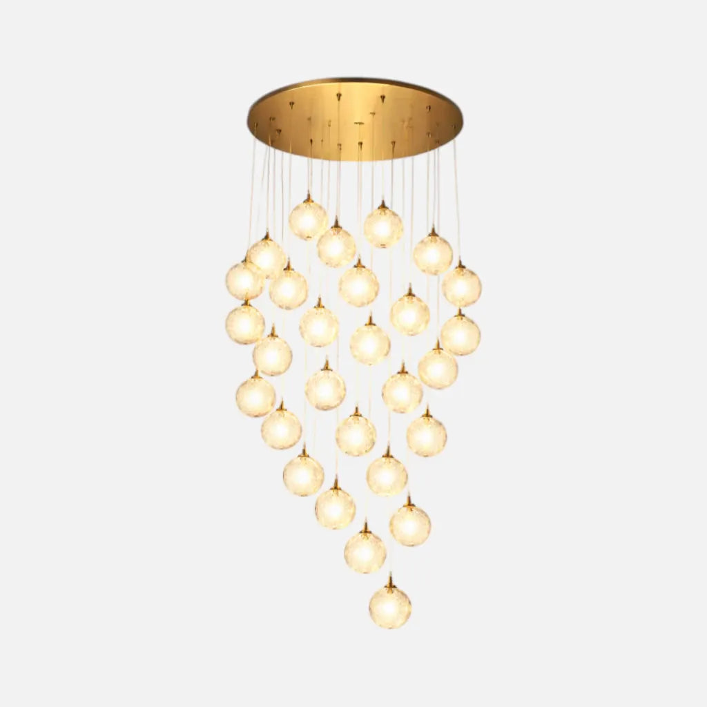 Rise-Light 30 / Gold kronleuchter modern