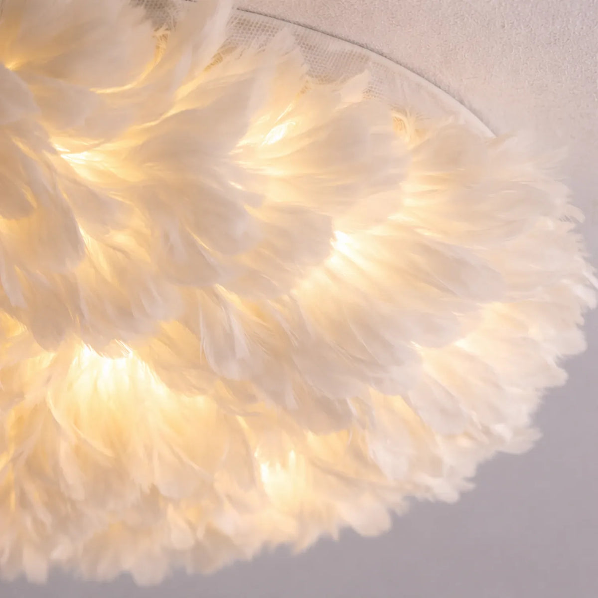 Rise-Light LED-Deckenleuchte mit Federn