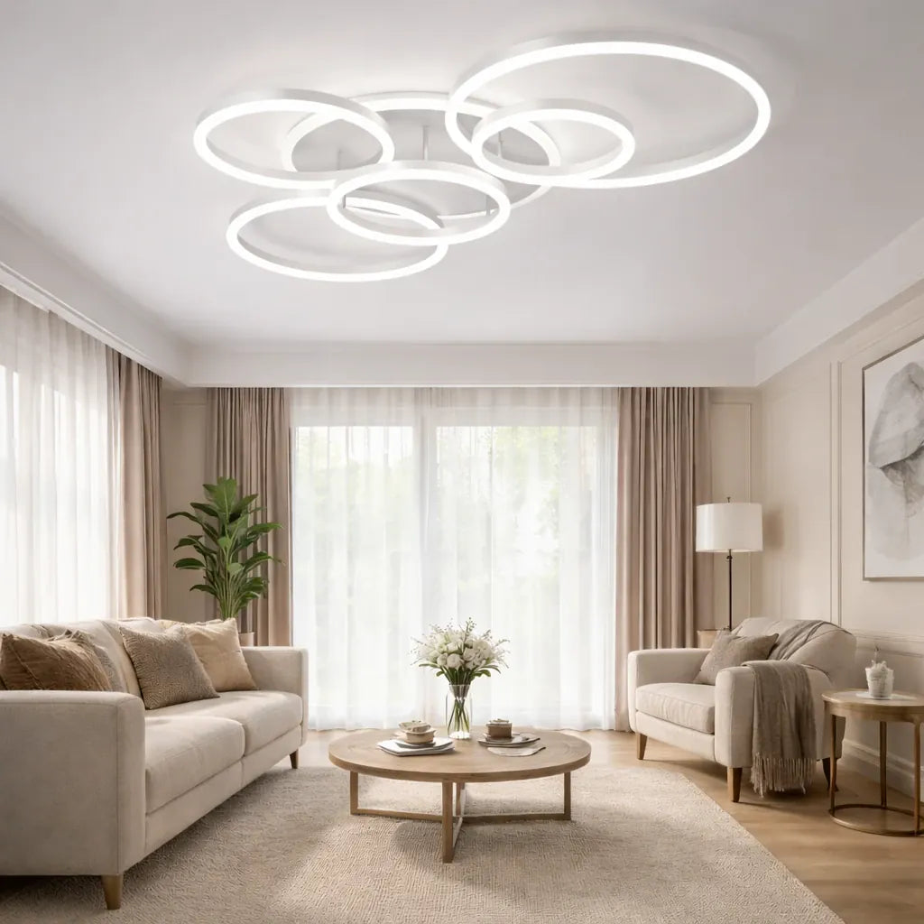 Rise-Light Weiß / 3 Led Deckenleuchte