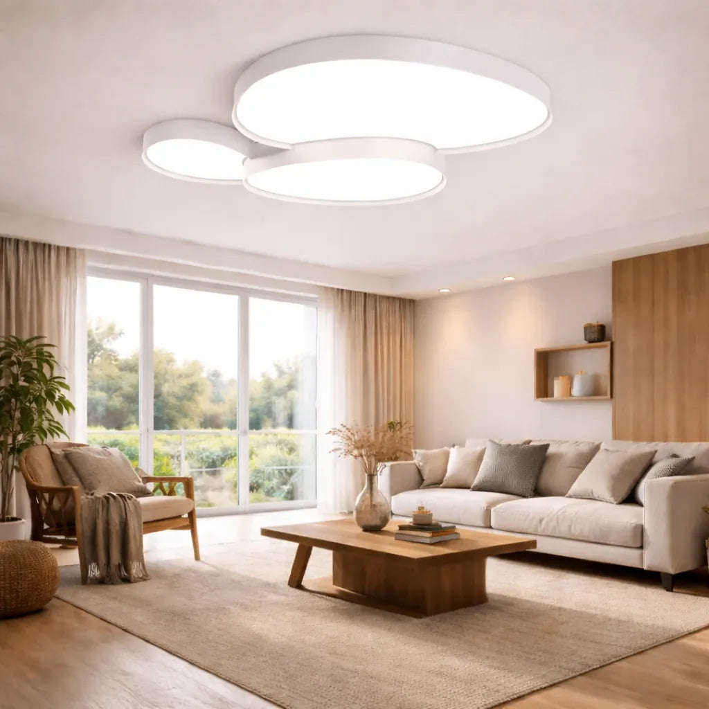 Rise-Light Weiß / 1 Led deckenleuchten flach