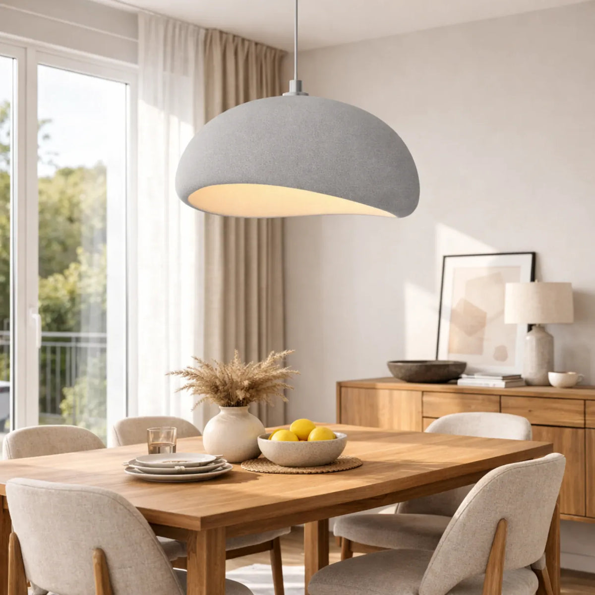 Rise-Light Grau Led pendelleuchte esstisch