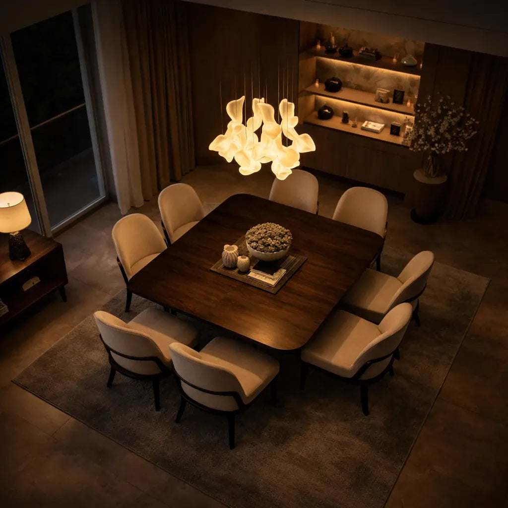 Rise-Light Moderne beige kanadische Deckenleuchte