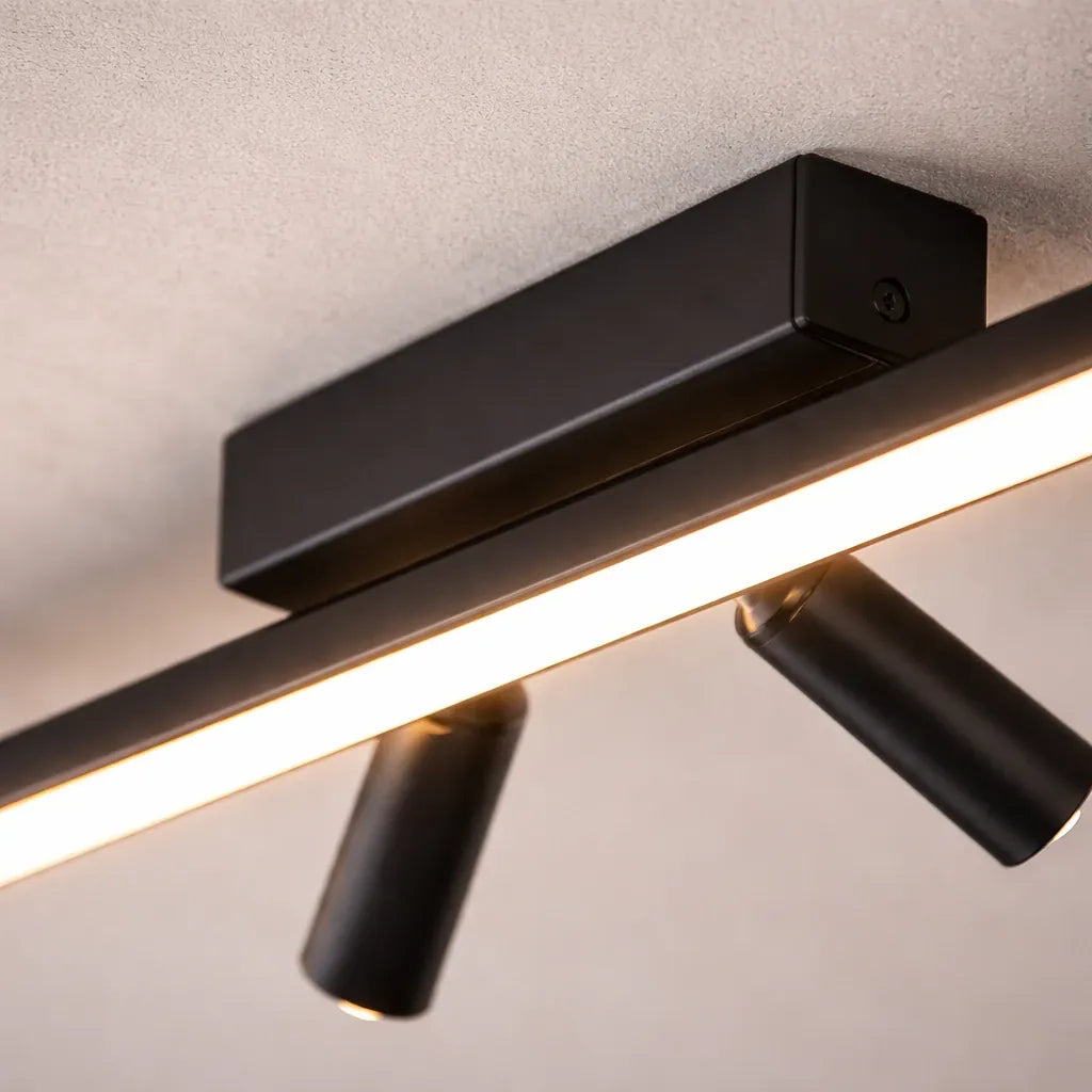 Rise-Light Moderne LED-Deckenleuchte mit Spots