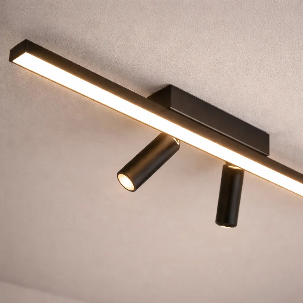 Rise-Light Moderne LED-Deckenleuchte mit Spots