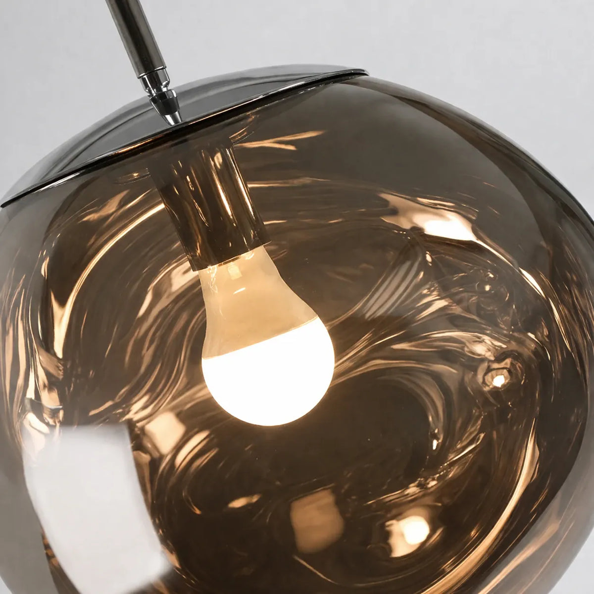 Rise-Light Moderne Pendelleuchte aus Glas