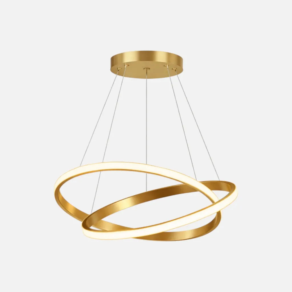 Rise-Light Gold / 2 Moderne pendelleuchten