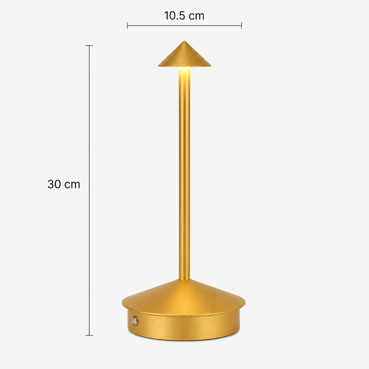 Rise-Light Gold Moderne Tischlampe Skandinavisch, Warmes Licht, Kompaktes Design