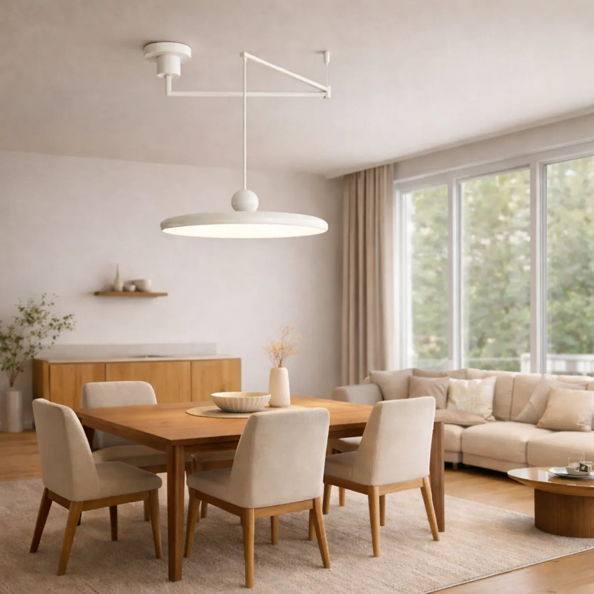 Rise-Light Weiß / 30 cm Pendelleuchte designklassiker
