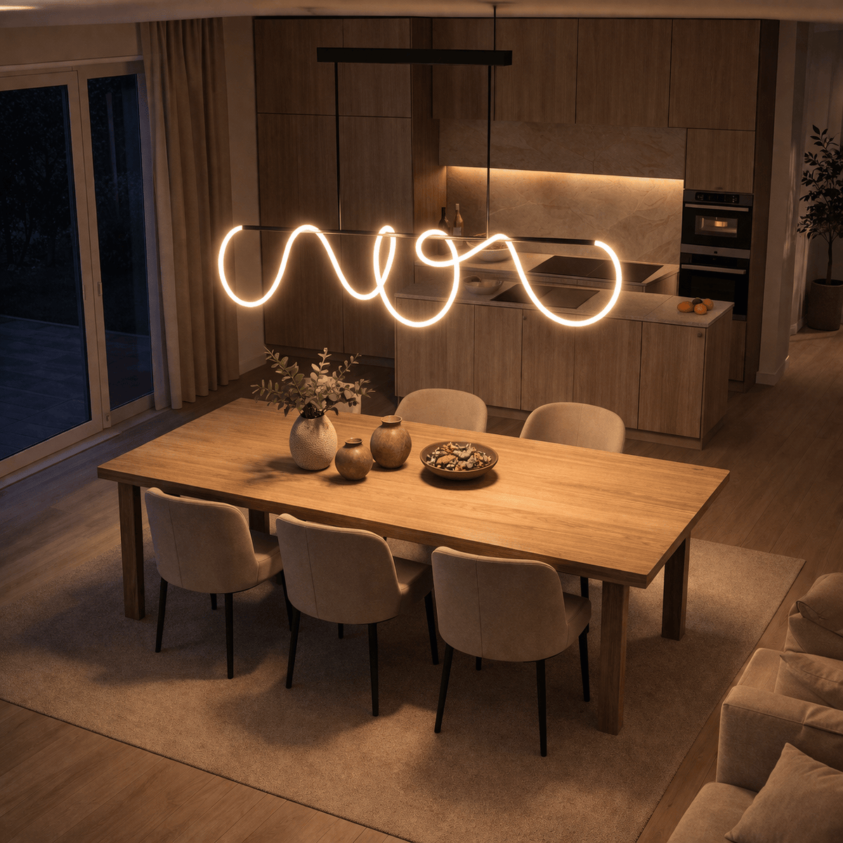 Rise-Light Pendelleuchte esstisch design