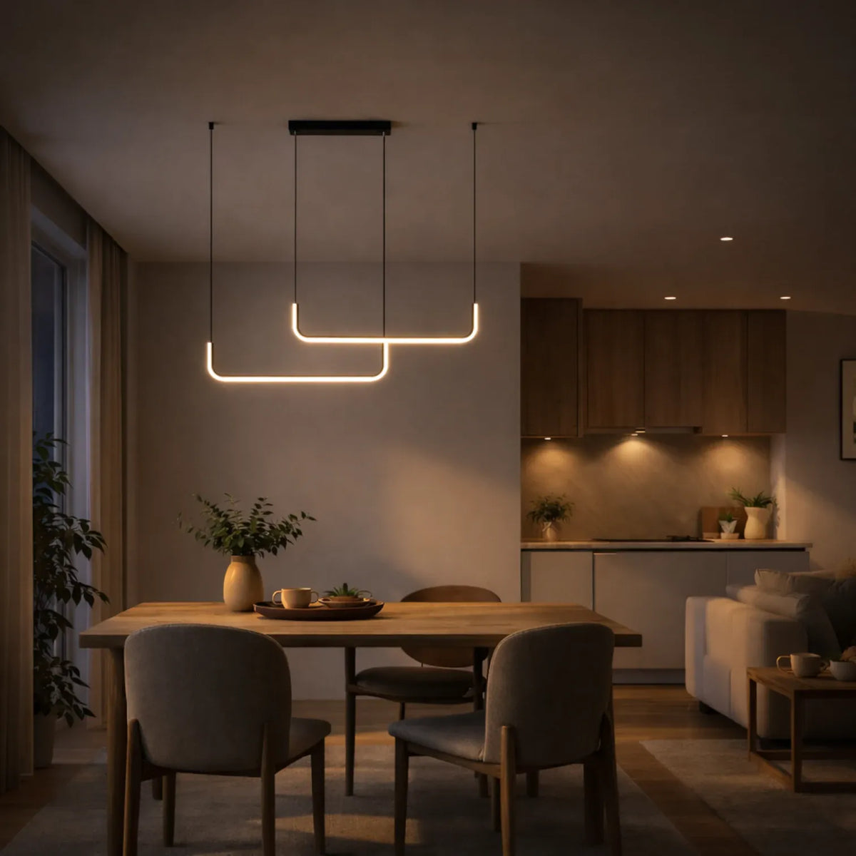 Rise-Light Pendelleuchte esszimmer modern