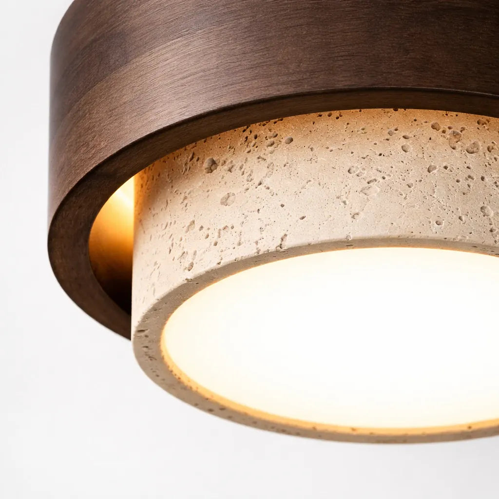 Rise-Light Braun Pendelleuchte holz design