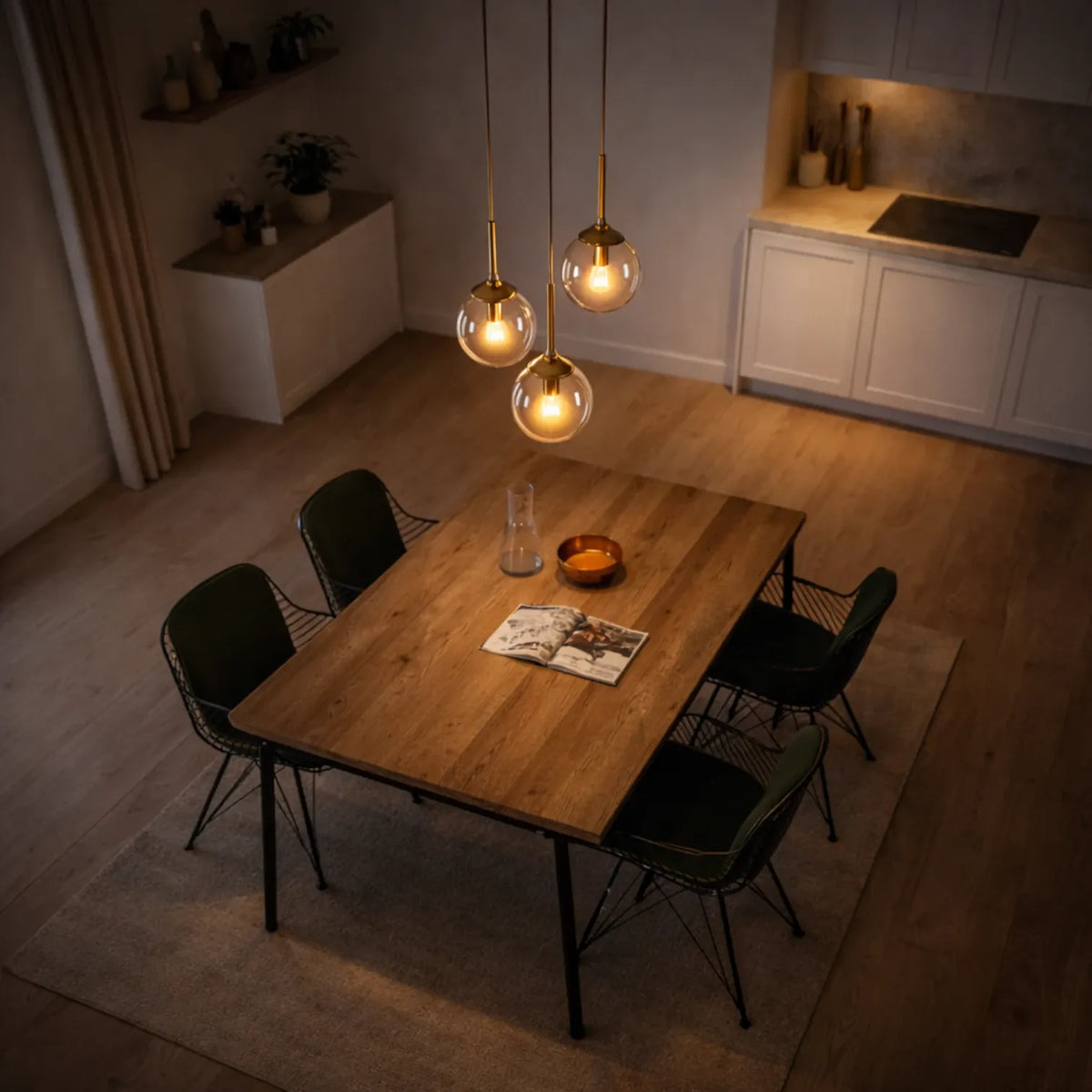 Rise-Light Pendelleuchte vintage