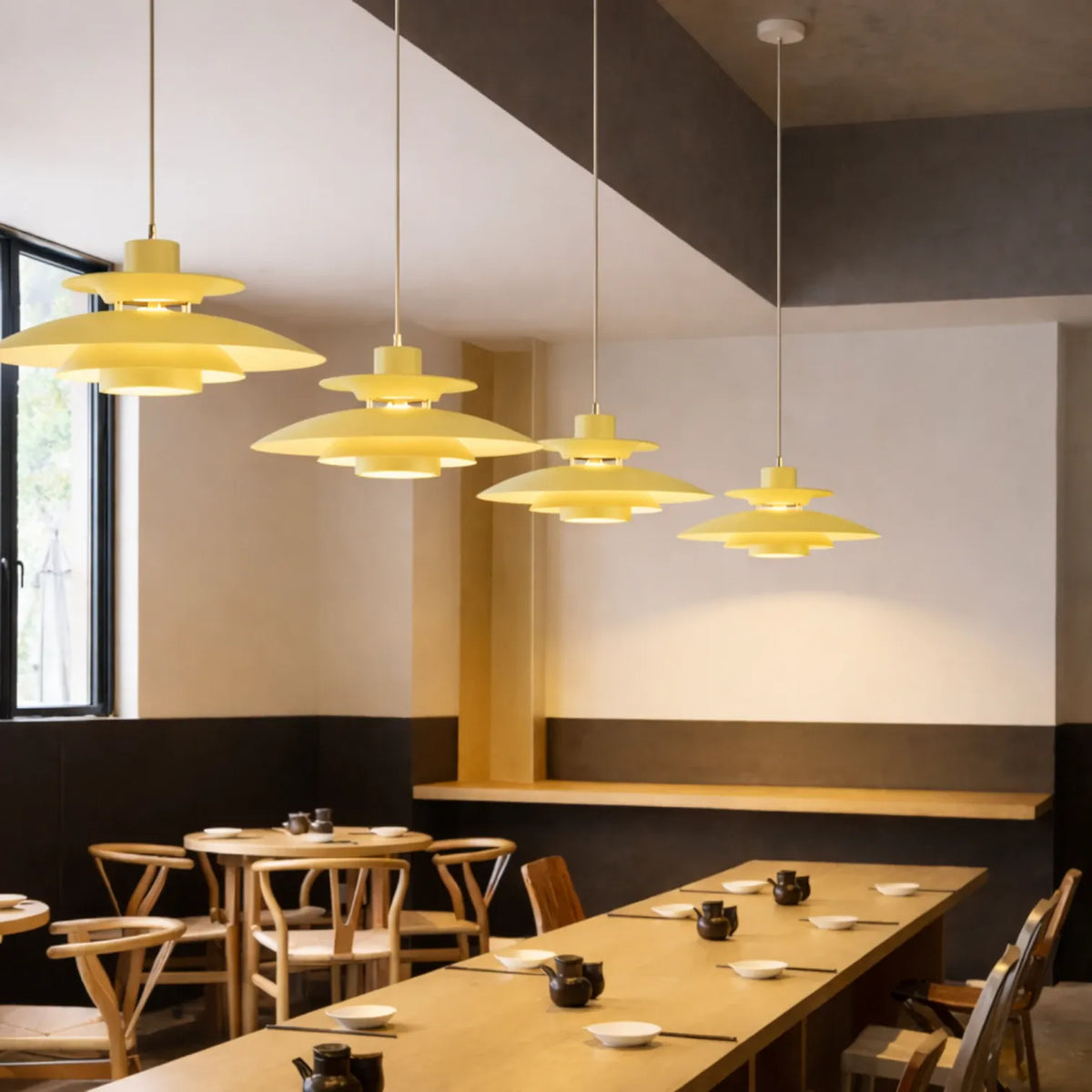 Rise-Light Gelb / 30 cm Pendelleuchten design klassiker