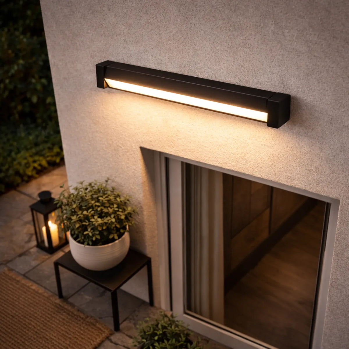 Rise-Light Schmale LED Wandleuchte Außen