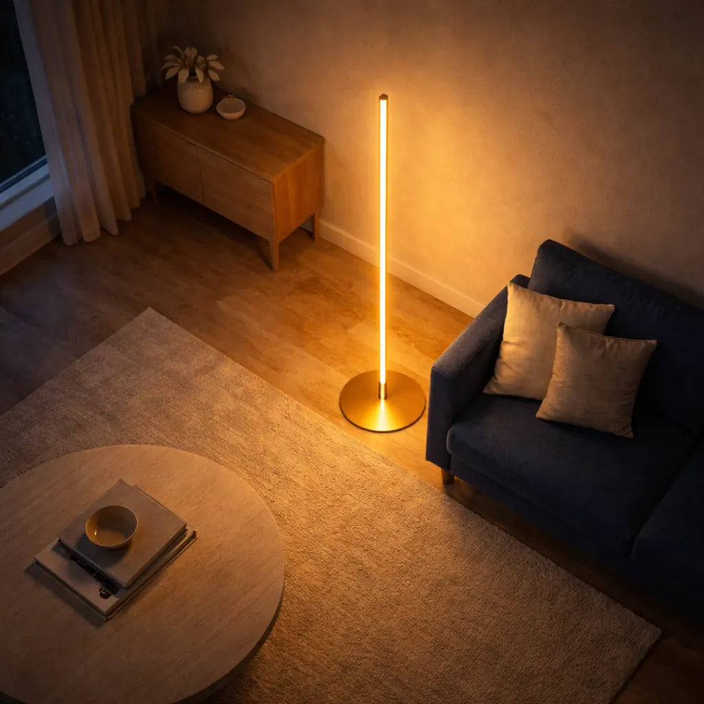 Rise-Light Stehlampe dimmbar
