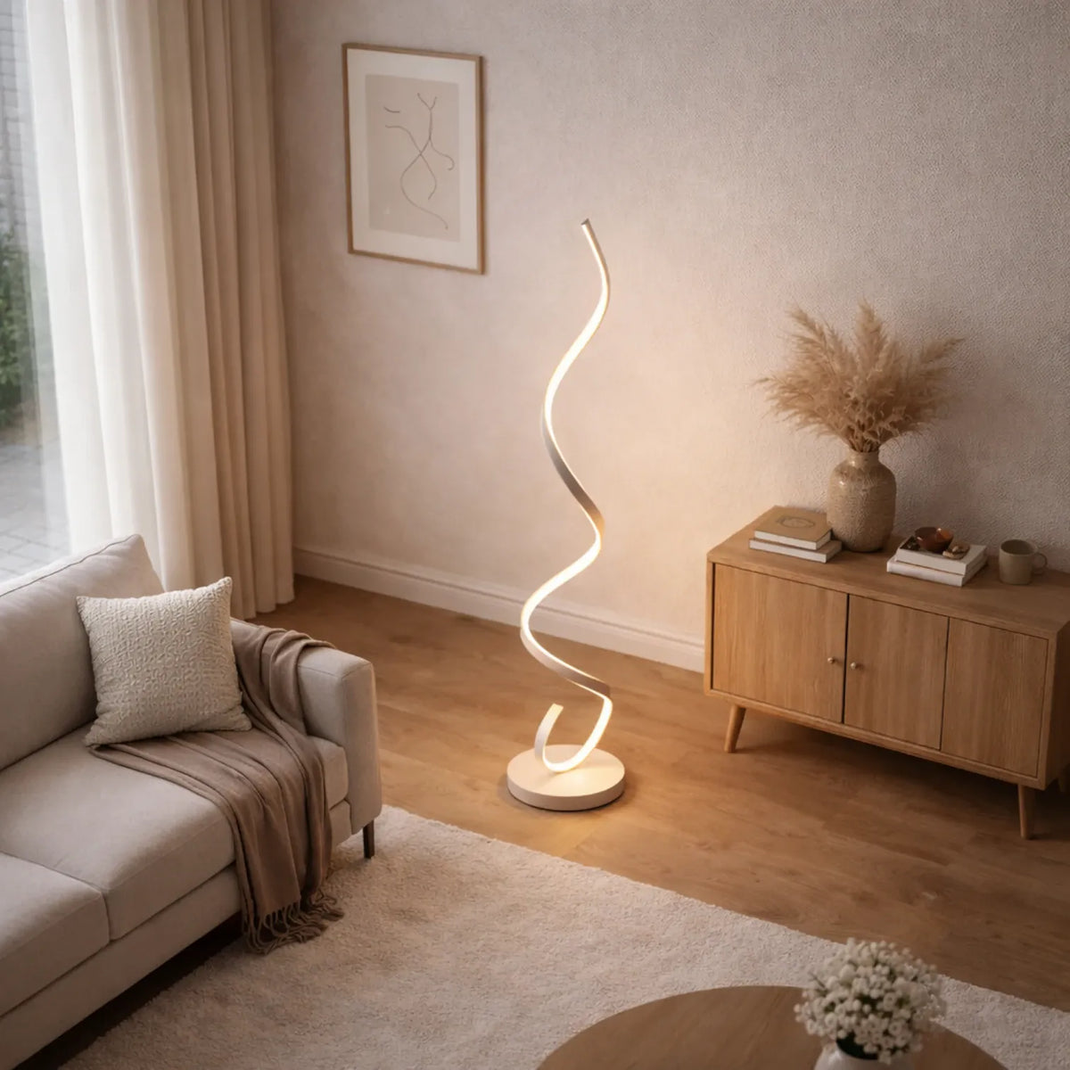 Rise-Light Stehlampe modern wohnzimmer