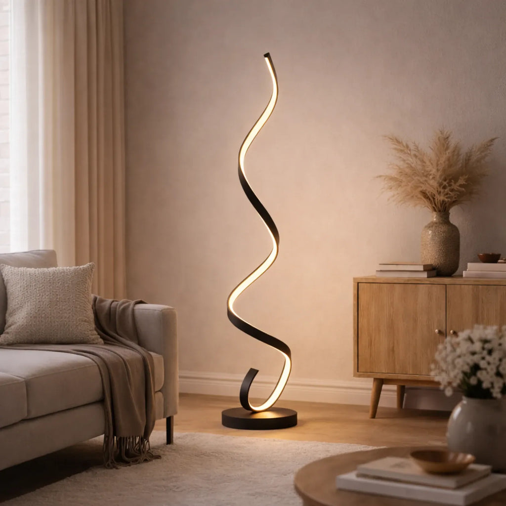 Rise-Light Stehlampe modern wohnzimmer
