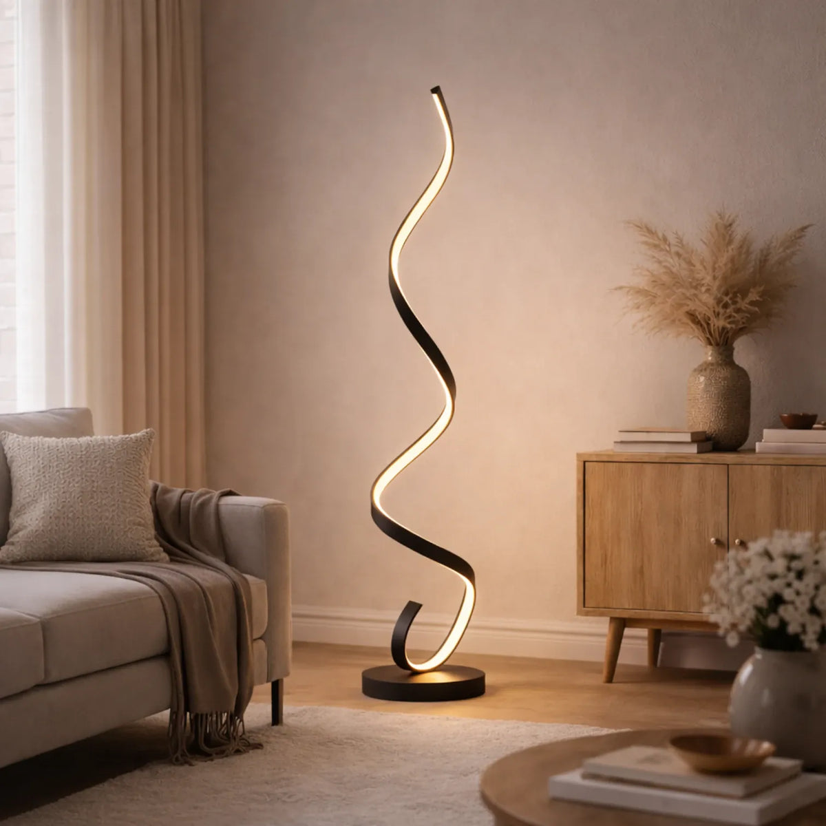 Rise-Light Stehlampe modern wohnzimmer