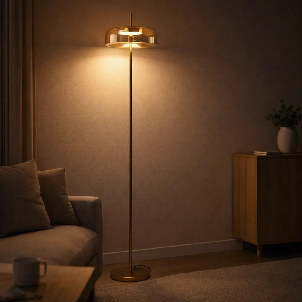 Rise-Light Stehlampe wohnzimmer modern