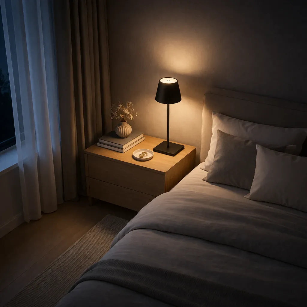 Rise-Light Tischlampe Kabellos