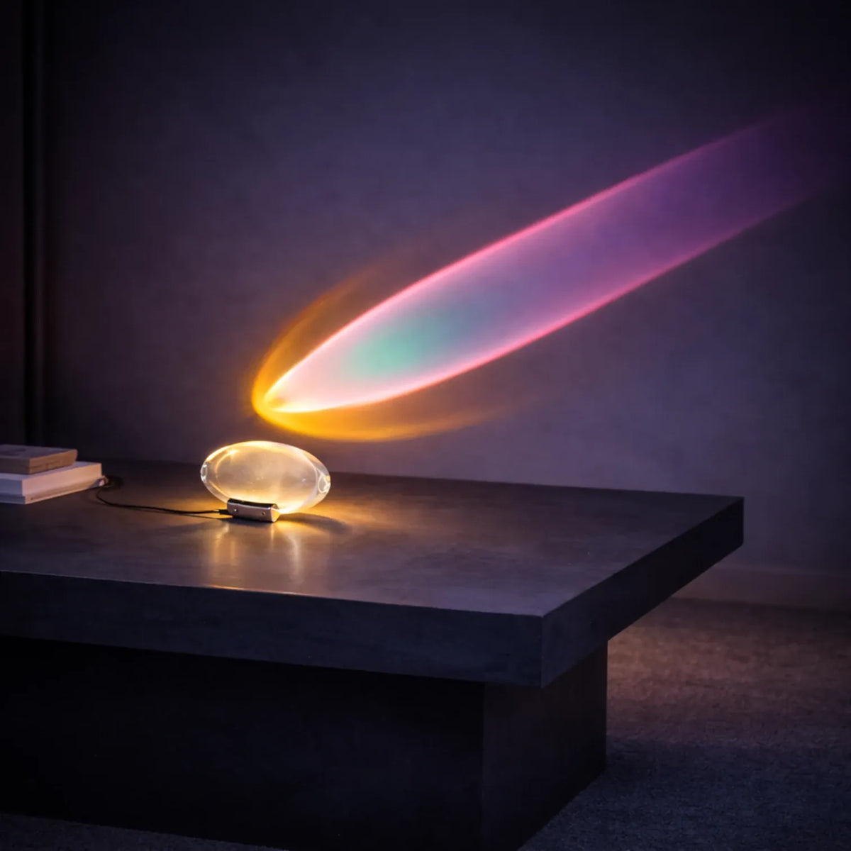 Rise-Light Transparent Tischlampe modern